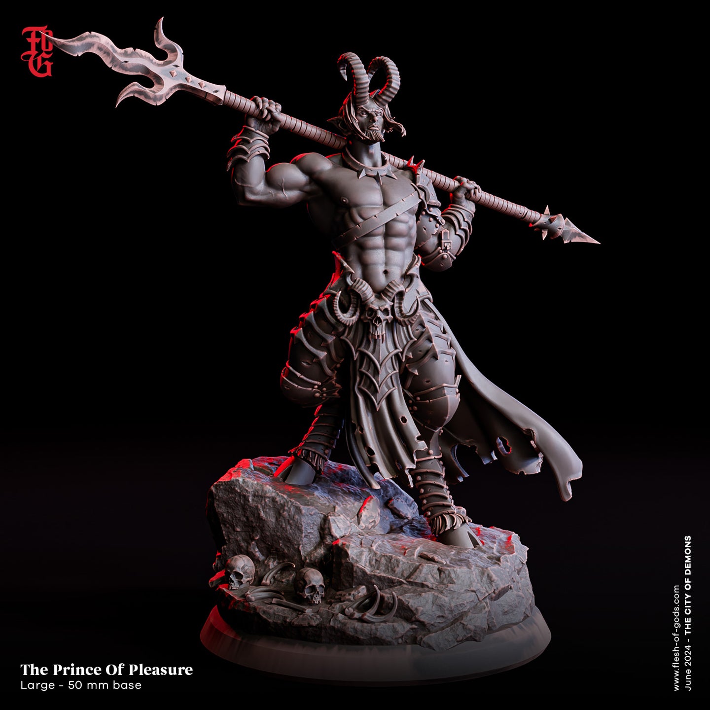 The Prince of Pleasure - The City of Demons - Flesh of the Gods - Wargaming D&D DnD (Copy)