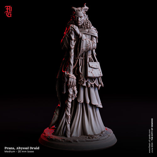 Prana, Abyssal Druid - The City of Demons - Flesh of the Gods - Wargaming D&D DnD