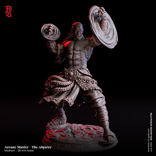 The Abjurer Arcane Master - Spellbound Apocalypse - Flesh of the Gods - Wargaming D&D DnD