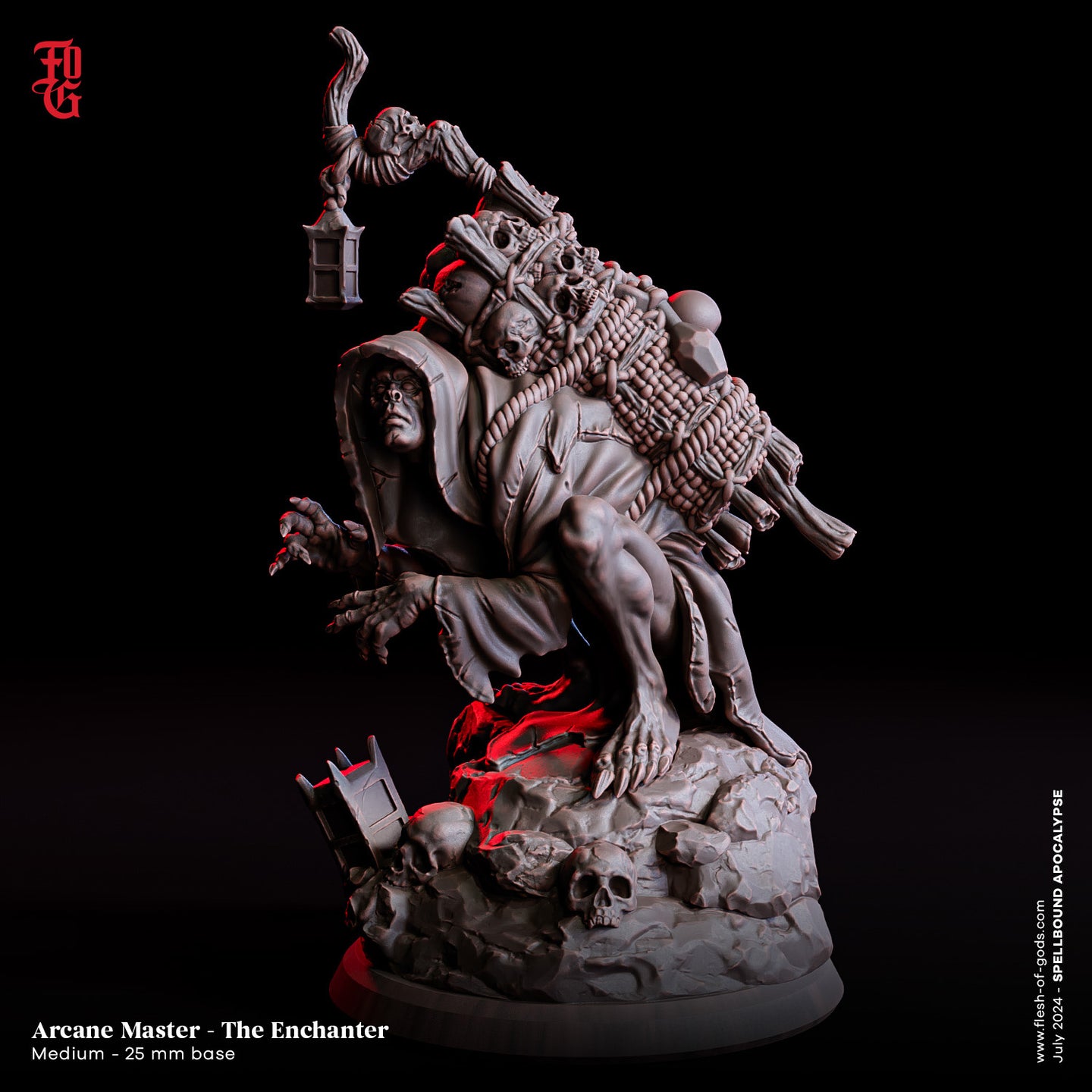 The Enchanter Arcane Master - Spellbound Apocalypse - Flesh of the Gods - Wargaming D&D DnD