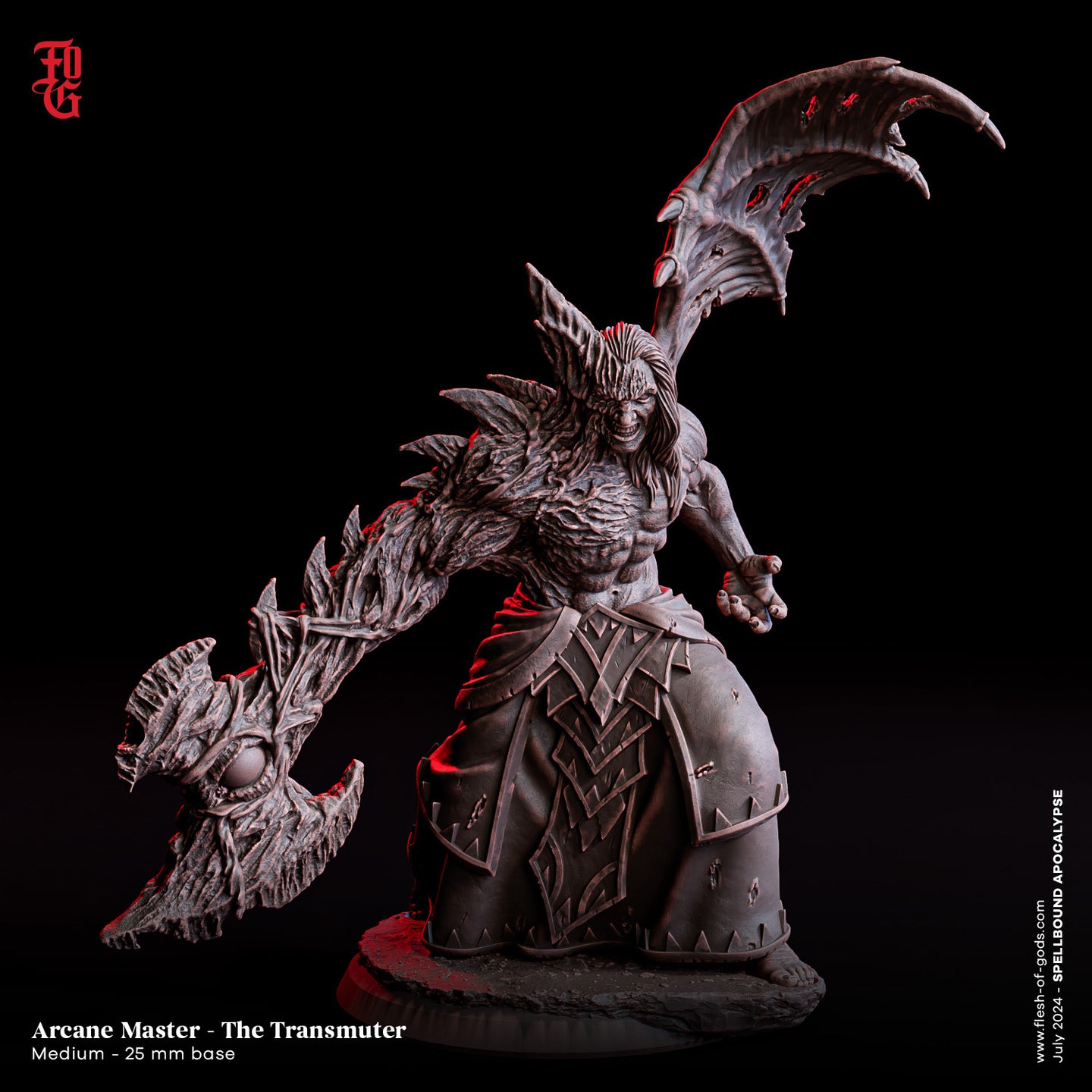 The Transmuter Arcane Master - Spellbound Apocalypse - Flesh of the Gods - Wargaming D&D DnD