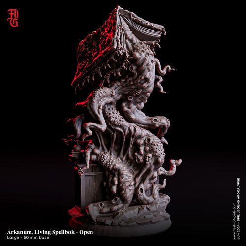 Arkanum, The Living Spellbook - Spellbound Apocalypse - Flesh of the Gods - Wargaming D&D DnD