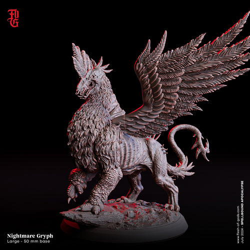 Nightmare Gryph - Spellbound Apocalypse - Flesh of the Gods - Wargaming D&D DnD