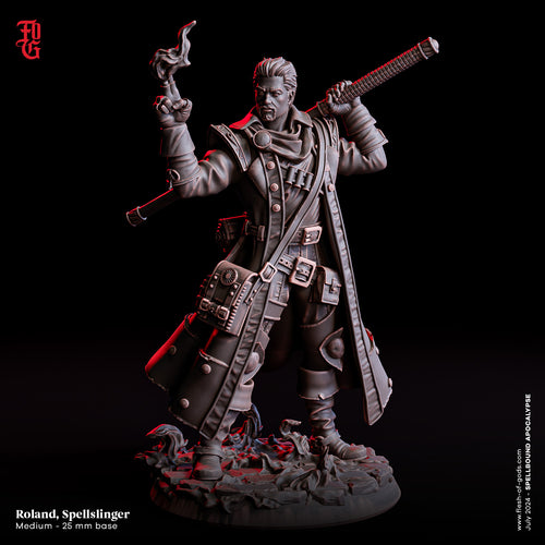 Roland, Spellslinger - Spellbound Apocalypse - Flesh of the Gods - Wargaming D&D DnD