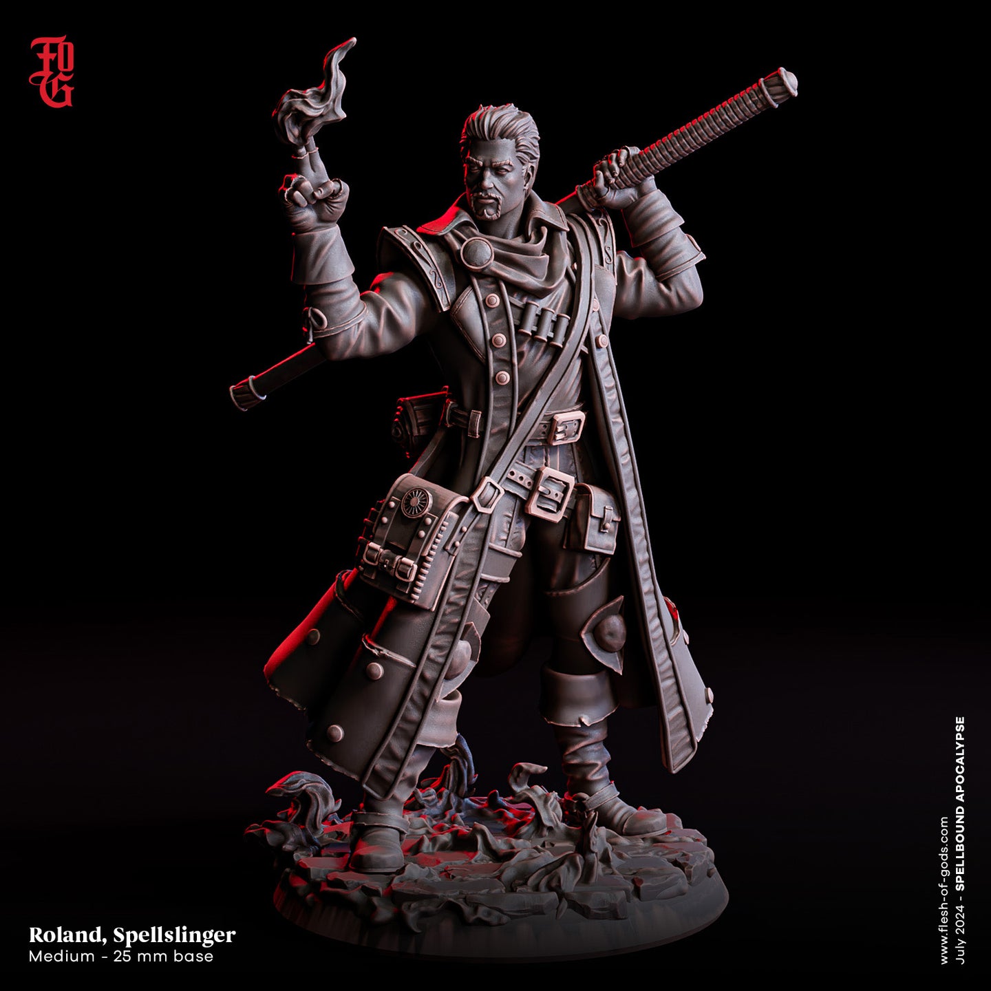Roland, Spellslinger - Spellbound Apocalypse - Flesh of the Gods - Wargaming D&D DnD