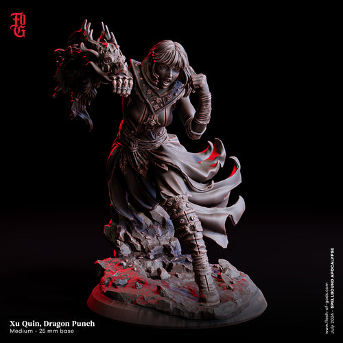 Xu Quin, Dragon Punch - Spellbound Apocalypse - Flesh of the Gods - Wargaming D&D DnD