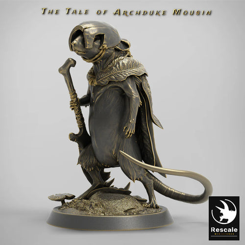 Mouse Traveler A - The Tale of Archduke Mousin - Rescale Miniatures - Wargaming D&D DnD