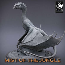 Load image into Gallery viewer, Feral Prehistoric Wyvern - Stare - Mist of the Jungle -Rescale Miniatures - Wargaming D&amp;D DnD