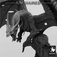 Load image into Gallery viewer, Unchained Dragon - Unchained - Rescale Miniatures - Wargaming D&amp;D DnD