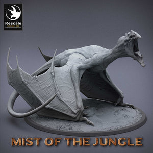 Feral Prehistoric Wyvern Pack - Mist of the Jungle - Rescale Miniatures - Wargaming D&D DnD