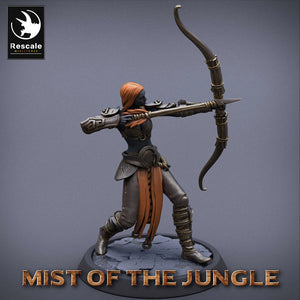 Amazon Light Soldier Archer Squadron - Mist of the Jungle - Rescale Miniatures - Wargaming D&D DnD