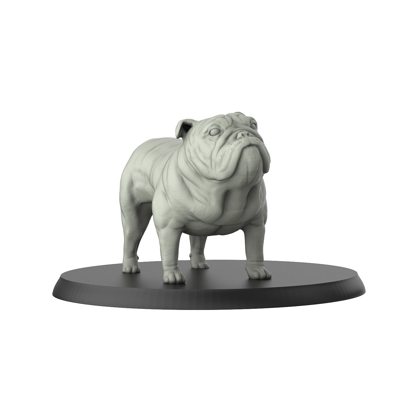 Bull Dog - Dogs - 3D IP Studios - Terrain Wargaming D&D DnD 28mm 32mm 40mm 54mm 75mm 100mm 125mm