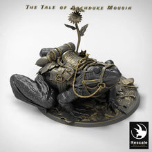 Load image into Gallery viewer, Laying Frog - Saddled - The Tale of Archduke Mousin - Rescale Miniatures - Wargaming D&amp;D DnD
