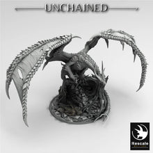 Load image into Gallery viewer, Unchained Dragon - Unchained - Rescale Miniatures - Wargaming D&amp;D DnD