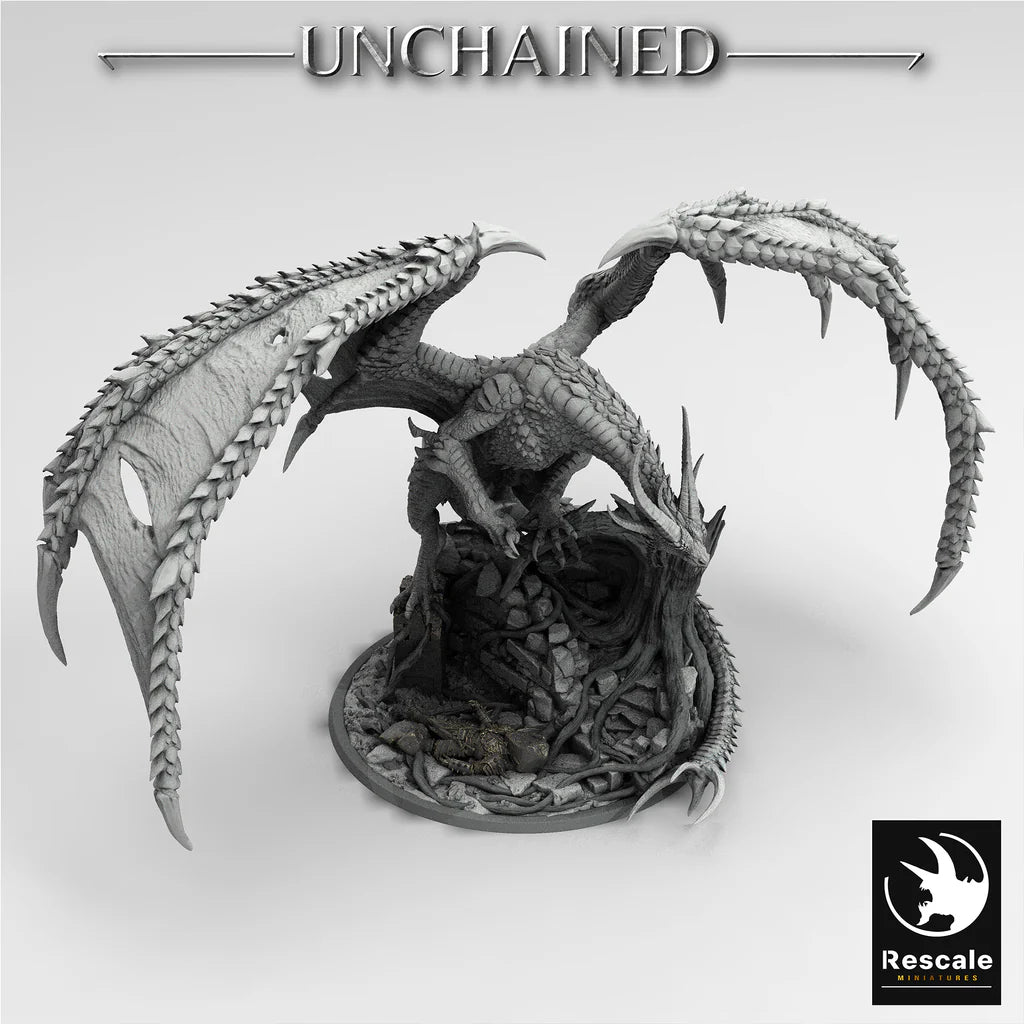 Unchained Dragon - Unchained - Rescale Miniatures - Wargaming D&D DnD