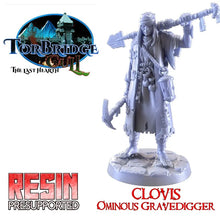 Load image into Gallery viewer, Clovis Ominous Gravedigger - Torbridge Cull - Infinite Dimensions Terrain Wargaming D&amp;D DnD 15mm 20mm 28mm 32mm 40mm 54mm