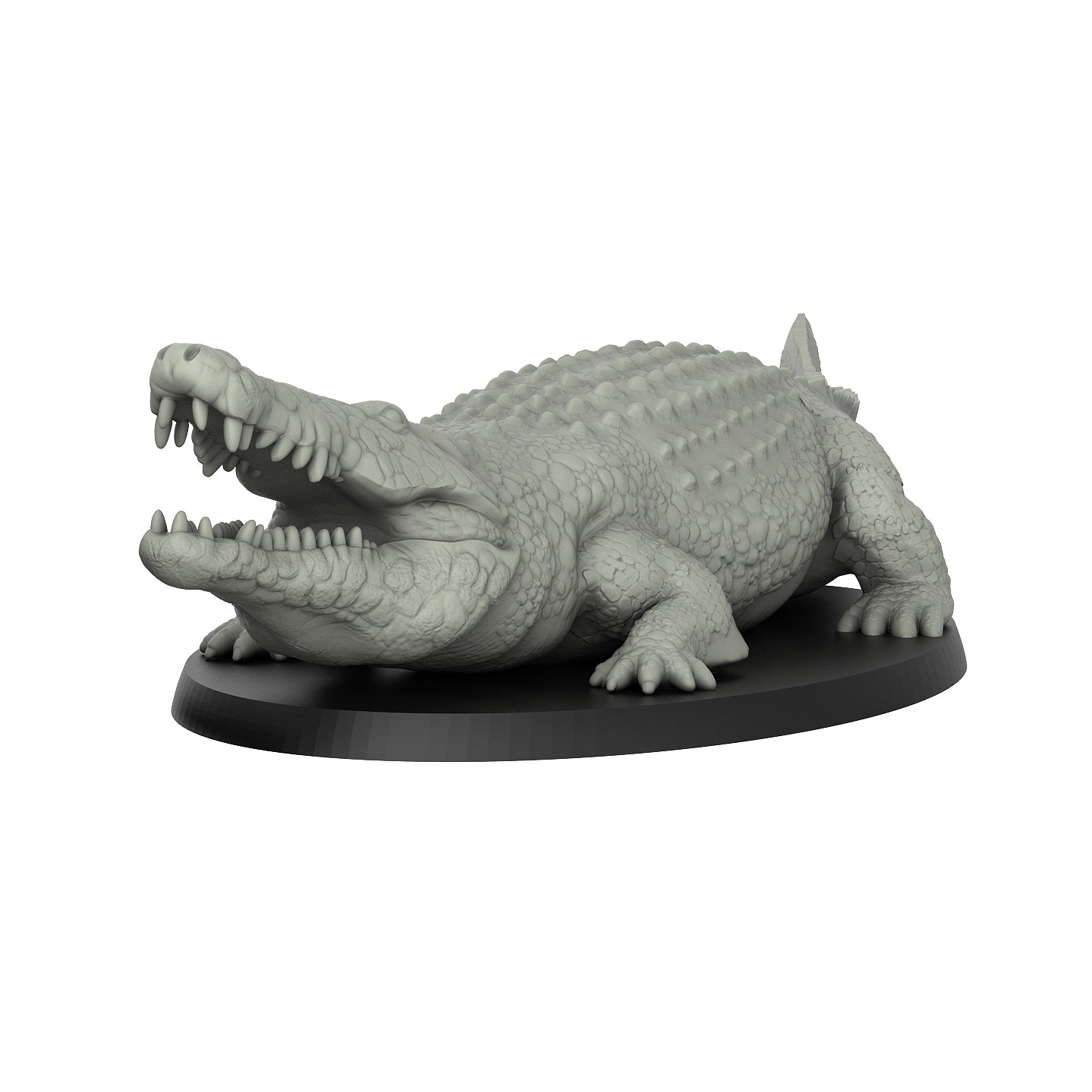 Crocodile - Reptiles - 3D IP Studios - Terrain Wargaming D&D DnD 28mm 32mm 40mm 54mm 75mm