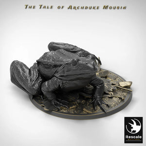 Laying Frog - Wild - The Tale of Archduke Mousin - Rescale Miniatures - Wargaming D&D DnD