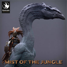 Load image into Gallery viewer, Prehistoric Wyvern Mounted Amazon General - Mist of the Jungle - Rescale Miniatures - Wargaming D&amp;D DnD