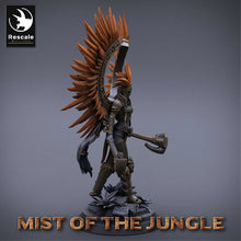 Load image into Gallery viewer, Amazon General - Mist of the Jungle - Rescale Miniatures - Wargaming D&amp;D DnD