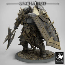Load image into Gallery viewer, Olaf&#39;s Efreim Heavy Soldier - Great Axe - Unchained - Rescale Miniatures - Wargaming D&amp;D DnD