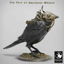 Load image into Gallery viewer, Standing Magpie - Saddled - The Tale of Archduke Mousin - Rescale Miniatures - Wargaming D&amp;D DnD