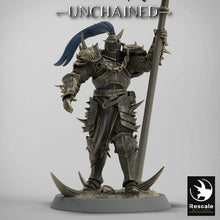 Load image into Gallery viewer, Olaf&#39;s Light Soldier with Banner - Unchained - Rescale Miniatures - Wargaming D&amp;D DnD