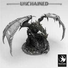 Load image into Gallery viewer, Armored Unchained Dragon - Unchained - Rescale Miniatures - Wargaming D&amp;D DnD