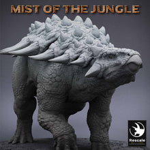 Load image into Gallery viewer, Wild Ankylosaurus - Walk - Mist of the Jungle - Rescale Miniatures - Wargaming D&amp;D DnD