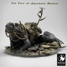 Load image into Gallery viewer, Laying Frog - Saddled - The Tale of Archduke Mousin - Rescale Miniatures - Wargaming D&amp;D DnD