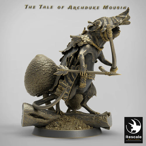 Mouse Archer A - The Tale of Archduke Mousin - Rescale Miniatures - Wargaming D&D DnD