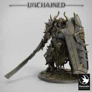 Olaf's Efreim Heavy Soldier - Sword - Unchained - Rescale Miniatures - Wargaming D&D DnD