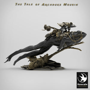 Jumping Frog - Mounted - The Tale of Archduke Mousin - Rescale Miniatures - Wargaming D&D DnD