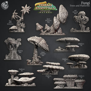 Dark And Magic Fungi - Ancient Woodlands - CastNPlay Wargaming D&D DnD