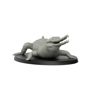 Gavial Crocodile - Reptiles - 3D IP Studios - Terrain Wargaming D&D DnD 28mm 32mm 40mm 54mm 75mm