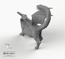 Load image into Gallery viewer, Chimera Cubs - Young Chimera Mini Monster Mayhem Wargaming Miniatures Games D&amp;D DnD Pathfinder SW Legion Warhammer