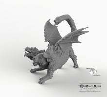 Load image into Gallery viewer, Chimera Cubs - Young Chimera Mini Monster Mayhem Wargaming Miniatures Games D&amp;D DnD Pathfinder SW Legion Warhammer