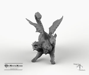 Chimera Cubs - Young Chimera Mini Monster Mayhem Wargaming Miniatures Games D&D DnD Pathfinder SW Legion Warhammer