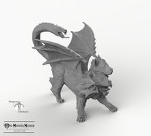 Load image into Gallery viewer, Chimera Cubs - Young Chimera Mini Monster Mayhem Wargaming Miniatures Games D&amp;D DnD Pathfinder SW Legion Warhammer