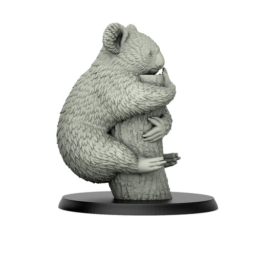 Koala - Wild Animals - 3D IP Studios - Terrain Wargaming D&D DnD 28mm 32mm 40mm 54mm 75mm 100mm 125mm