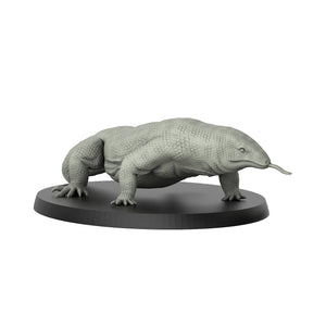 Komodo Dragon - Reptiles - 3D IP Studios - Terrain Wargaming D&D DnD 28mm 32mm 40mm 54mm 75mm 100mm 125mm