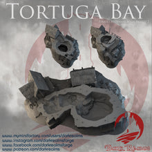 Load image into Gallery viewer, Pirates Hideaway Main Island 2 - Tortuga Bay  - Dark Realms Terrain Wargaming D&amp;D DnD