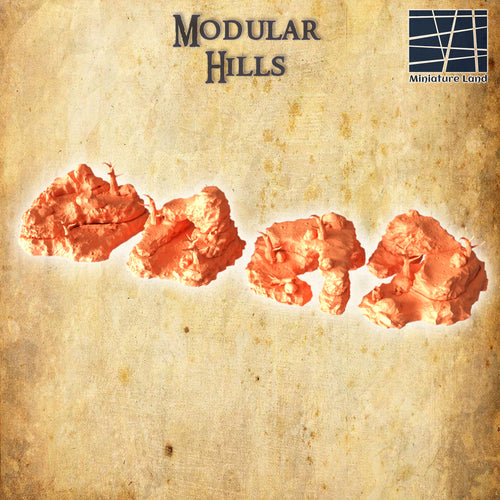 Modular Hills - Miniatureland Terrain Wargaming D&D DnD