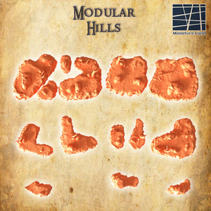 Modular Hills - Miniatureland Terrain Wargaming D&D DnD