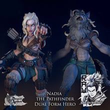 Load image into Gallery viewer, Nadia - The Lycan Pathfinder - Ronin Arts, Wargaming, D&amp;D, DnD, TRPG