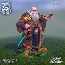Load image into Gallery viewer, Naharo - The Dwarf Healer - Ronin Arts Workshop, Wargaming, D&amp;D, DnD, TRPG