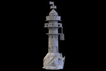 Load image into Gallery viewer, Pirate Lighthouse - Pirates vs Sailors Nightmare at Sea - Tabletop Terrain - Terrain Wargaming D&amp;D DnD