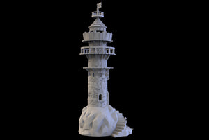 Pirate Lighthouse - Pirates vs Sailors Nightmare at Sea - Tabletop Terrain - Terrain Wargaming D&D DnD