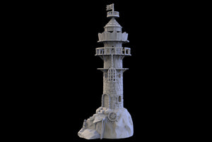 Pirate Lighthouse - Pirates vs Sailors Nightmare at Sea - Tabletop Terrain - Terrain Wargaming D&D DnD