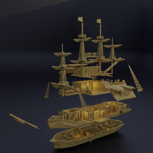 Load image into Gallery viewer, Floating Pirate Tavern - Miniatureland Terrain Wargaming D&amp;D DnD